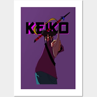 Keiko w/o background Posters and Art